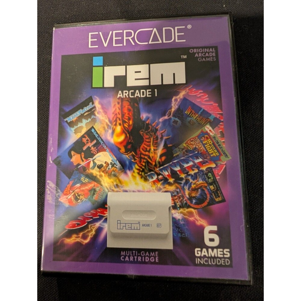 Evercade Irem Arcade 1 – Legacy OOP – 6 Classic Arcade Games - Complete Mint